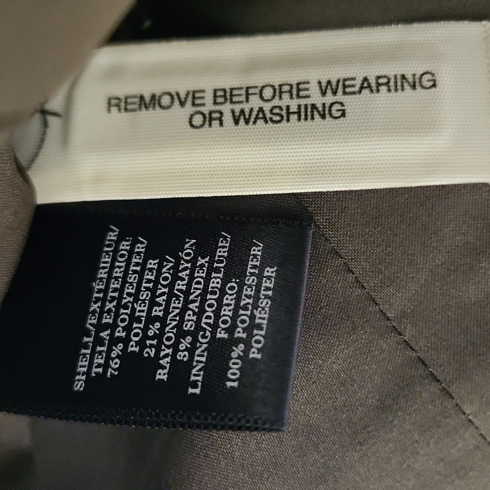Ann Taylor olive blazer jacket, size 2 - Picture 3 of 8